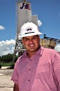 A.C. Cuellar III, owner of J-III Concrete